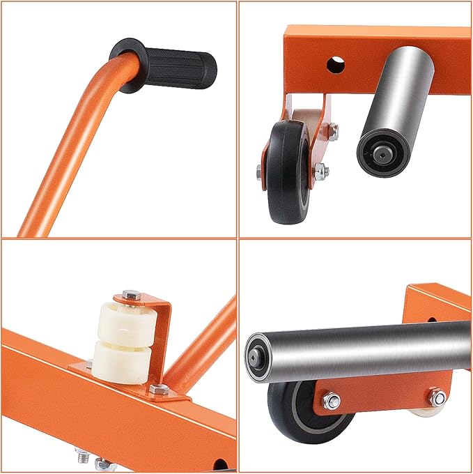 Heavy Duty Adjustable Tire Wheel Dolly, 550 lbs Capacity Tire Moving Tool Fits - Image 4