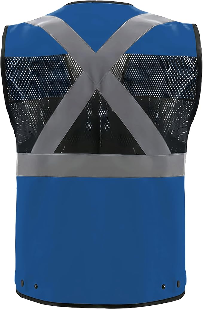 Safety Vest High Visibility Reflective Construction Vest - Image 2