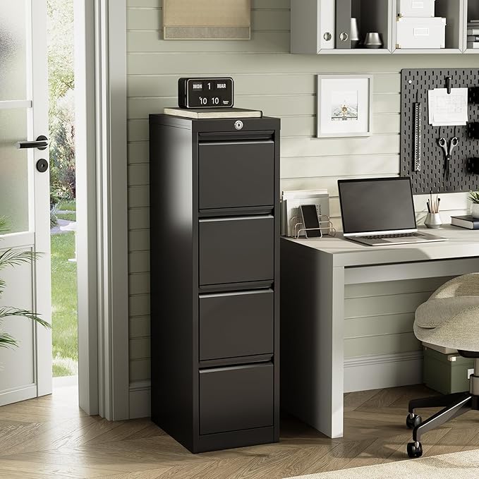 4 Drawer Metal File Cabinet - Image 2