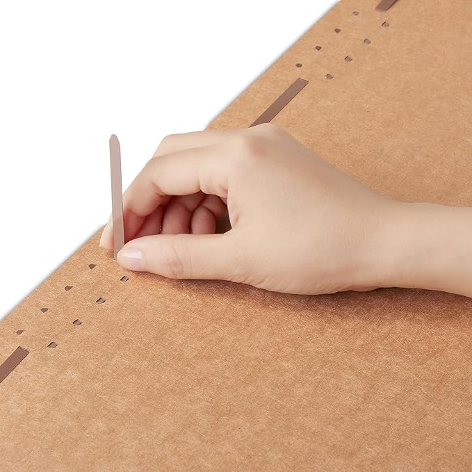 Staples Reinforced Fastener Folders Letter Size Kraft 50/Box - Image 4
