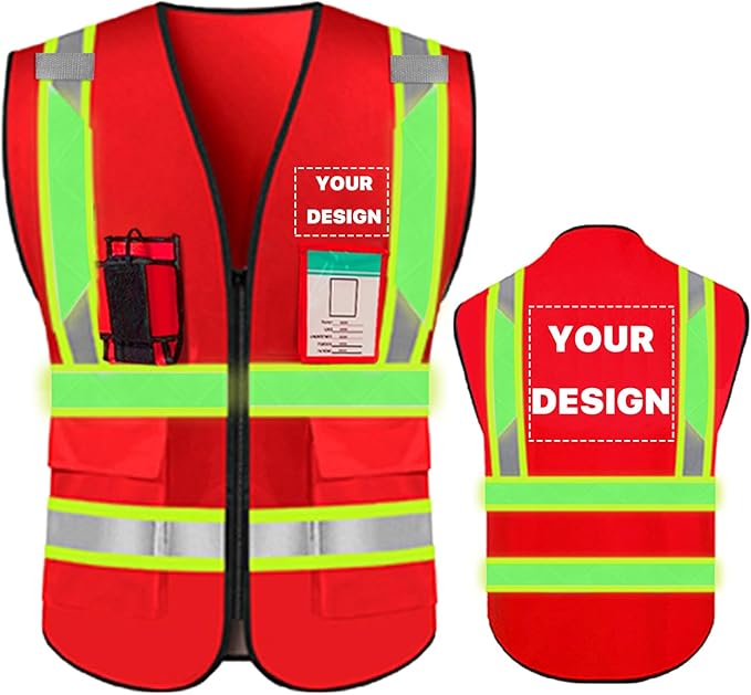 YOWESHOP High Visibility Reflective Safety Vest by YOWESHOP