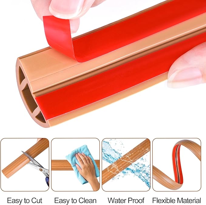 MYFAMIREA 3.3FT Floor Cord Cover - Image 3