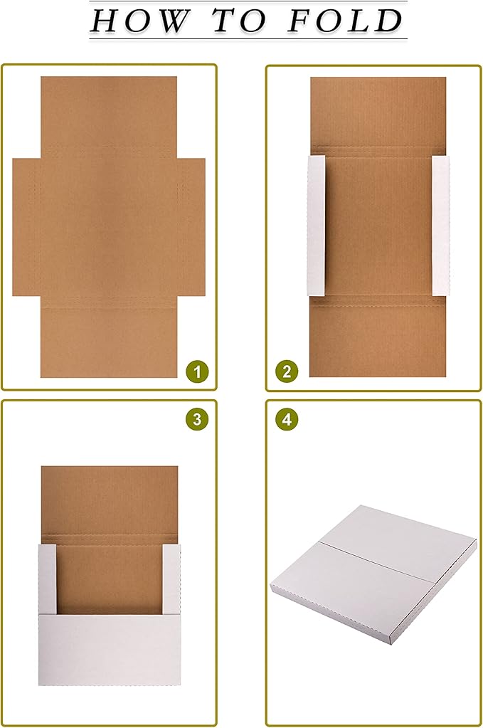 12" LP Mailers 12.8"L x 12.8"W x 1"H Vinyl Record Shipping Boxes, 15 Pack - Image 5