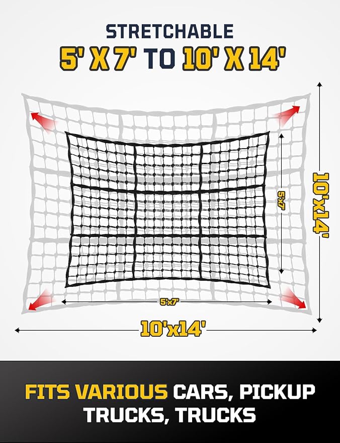 Cargo Net for Pickup Truck Bed - Image 3