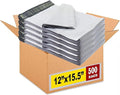 iMBAPrice 500 - 12 x 15.5 Premium Matte Finish White Poly Mailers Envelopes Bags by iMBAPrice
