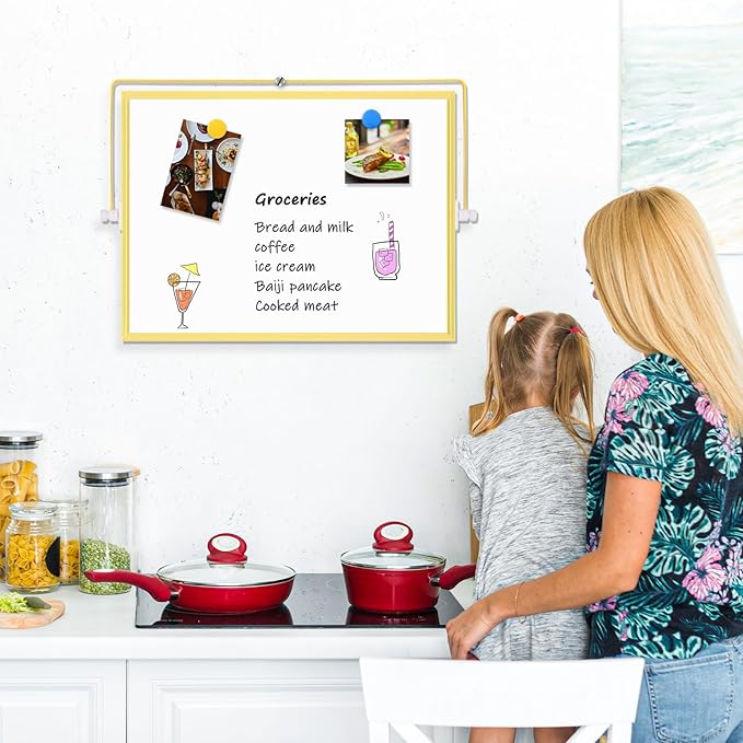 Magnetic Dry Erase White Board, Portable Small Whiteboard Set - Image 7