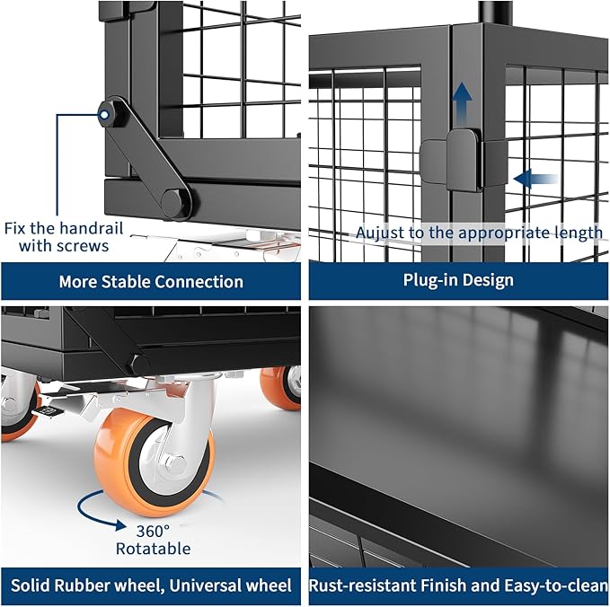 6in1 Foldable Platform Truck Cart - Image 5