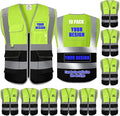 BeautyWill Custom Safety Vest Customized Logo Class 2 High Visibility by BeautyWill