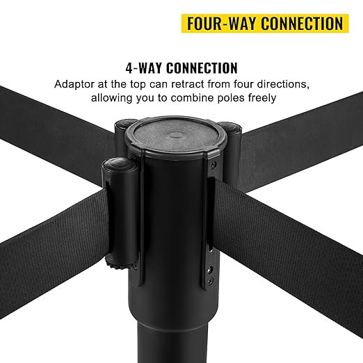 VEVOR Crowd Control Stanchion, Stanchion Set - Image 4