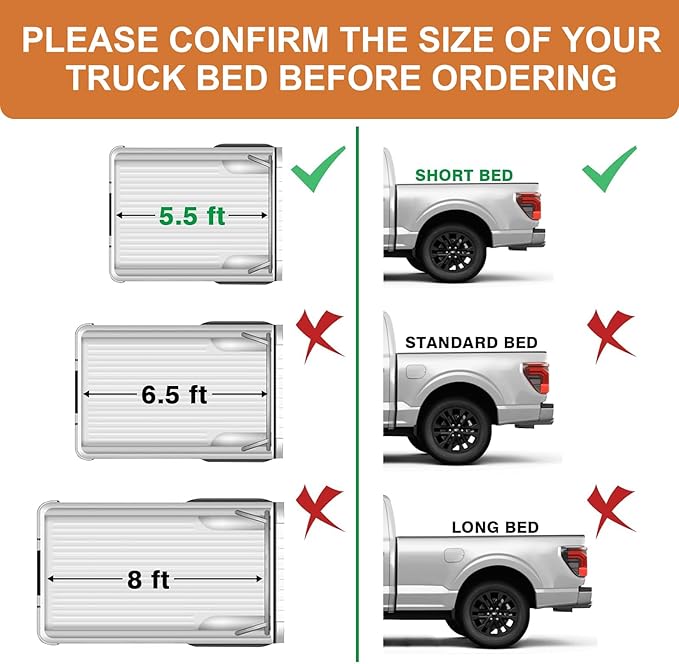 TripleAliners Truck Bed Mat Compatible - Image 7