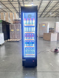 Commercial Beverage Refrigerator Display Fridge, Slim Single Glass Door by NAFCOOL