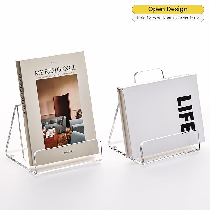 Acrylic Brochure Holder 5x6 Inch, Leaflets - Image 7
