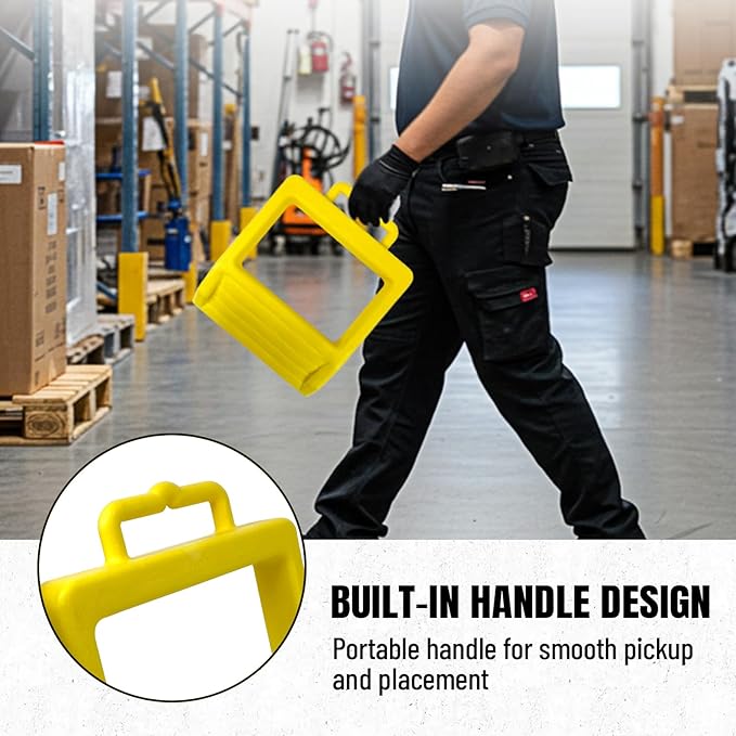 ROBLOCK Pallet Jack Chock Heavy Duty Wheel Chock, Pallet Jack Stopper - Image 7