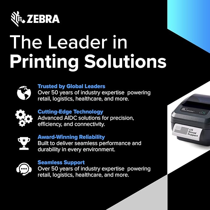 Zebra GK420d Direct Thermal | 203 DPI | GK42-202510-000 | USB, & Parallel - Image 5