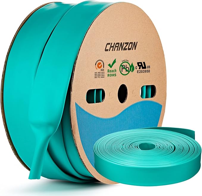 Chanzon 3:1 Ratio - 80ft Roll - Heat Shrink Tubing 1-1/2" - Marine Grade by Chanzon