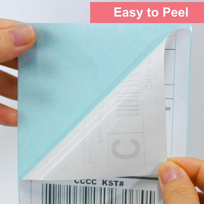 L LIKED 500 PCS 4"x6" Thermal Shipping Labels -250 Labels/Roll, Direct Thermal - Image 4