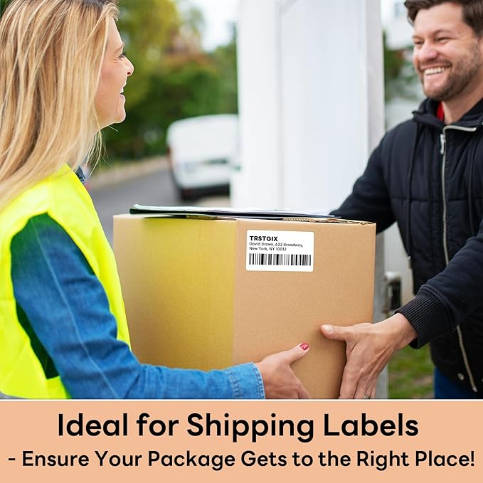 3" x 2" Direct Thermal Labels, Strong Adhesive Barcode & Return Address - Image 4