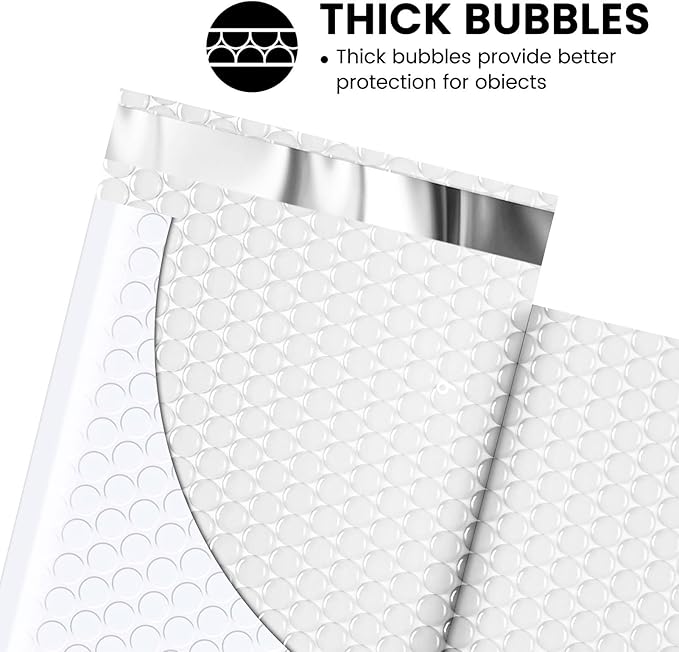 Bubble Mailers 9.5x13 Inch 100PCS, Self Seal Waterproof Padded Envelopes - Image 5