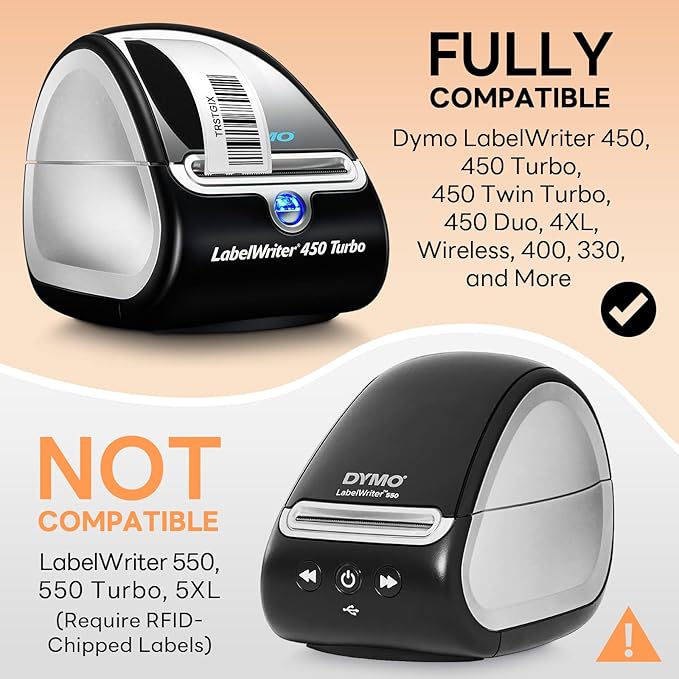 Compatible DYMO 30336 Direct Thermal Multipurpose Labels, Address & Barcode - Image 3