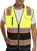 Reflective Safety Vest for Men and Women by GettheBestinSafety