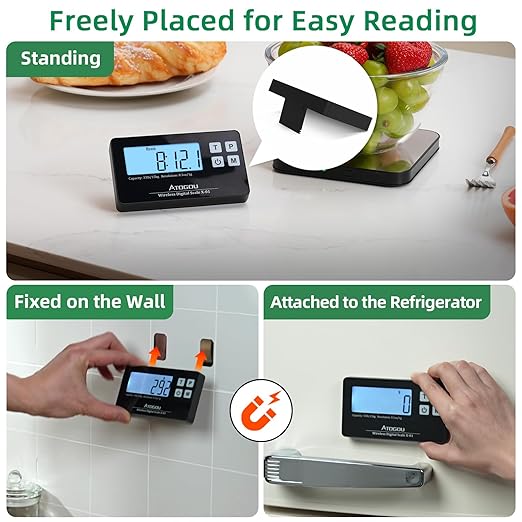 Atogou Food Scale, 33lb Wireless Kitchen Scale - Image 3