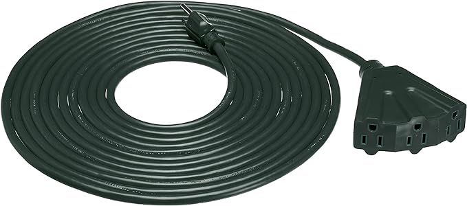 Amazon Basics Indoor/Outdoor Extension Cord, 3-Prong Vinyl by AmazonBasics