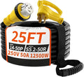 50 Amp Generator Cord, 25FT 50 Amp RV Extension Cord by PlugSaf