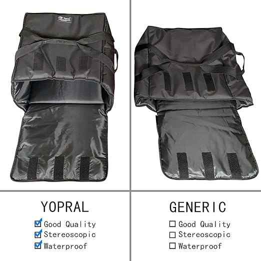 Pizza Bag, Large Thermal Pizza Delivery Bags Insulated Food Delivery Bag - Image 3