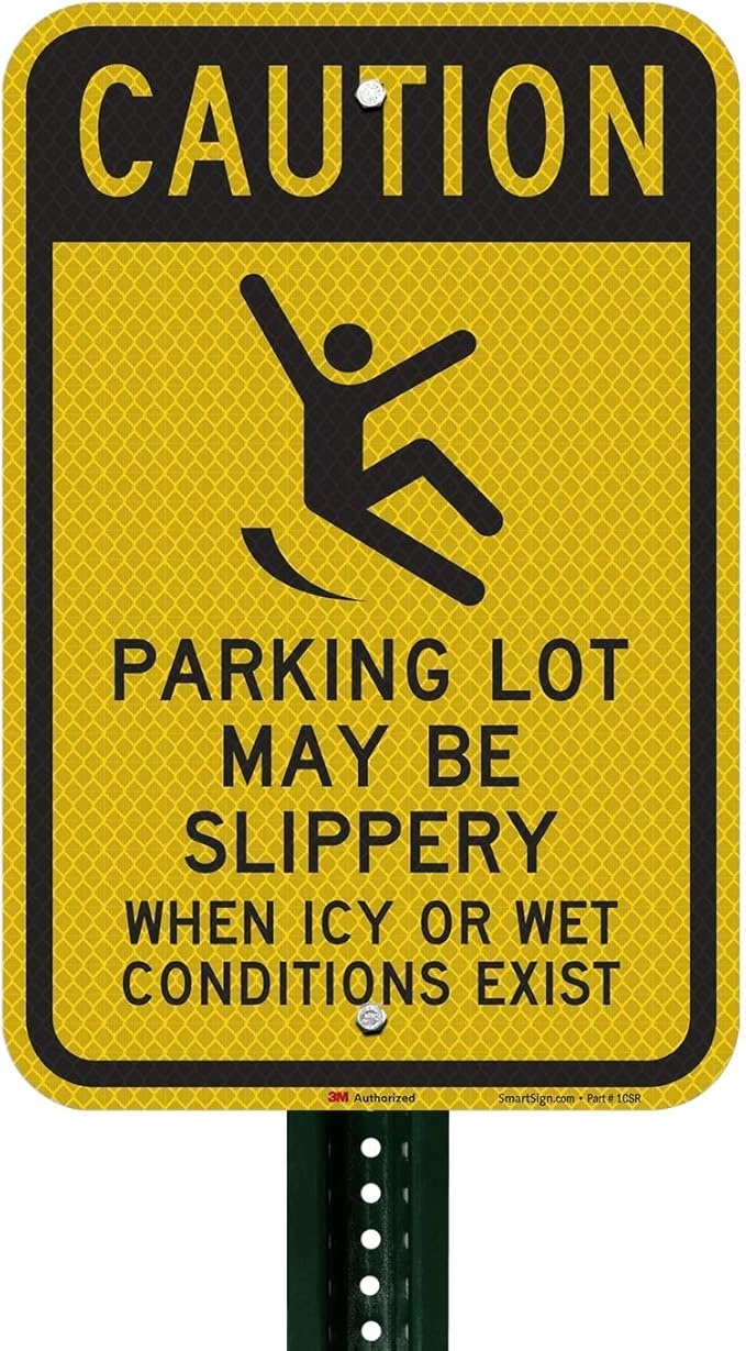 SmartSign 18 x 12 inch “Caution - Image 3