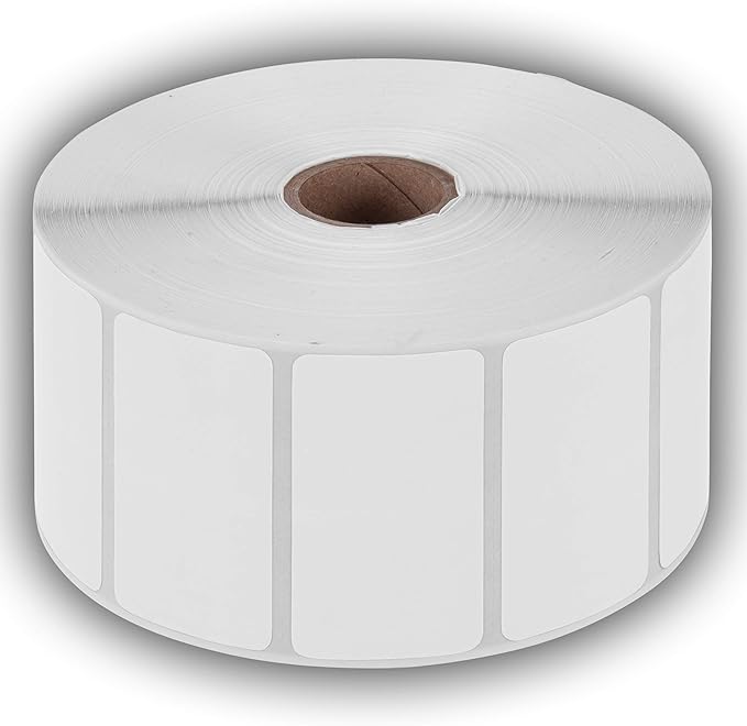 2.25" X 1.25" Direct Thermal Perforated Stickers Labels - Image 2
