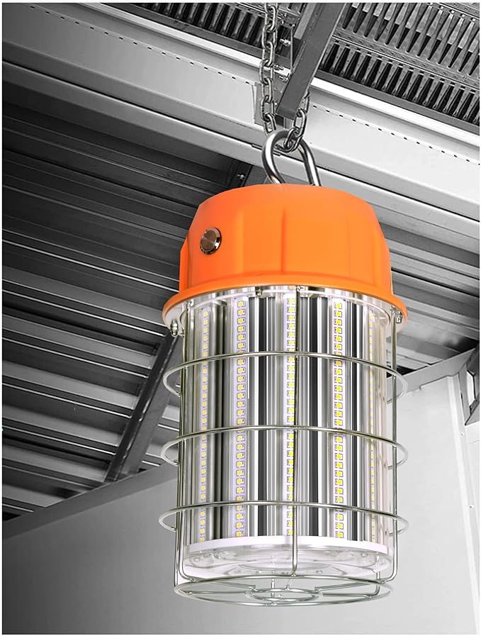 250W LED Temporary Work Light, Portable Hanging Work Construction Light - Image 2