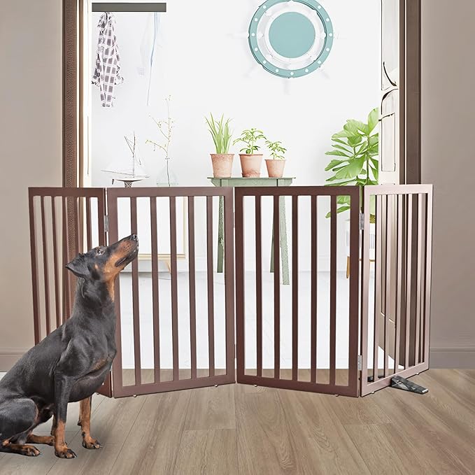 ZJSF Freestanding Indoor Dog Gate by ZJSF