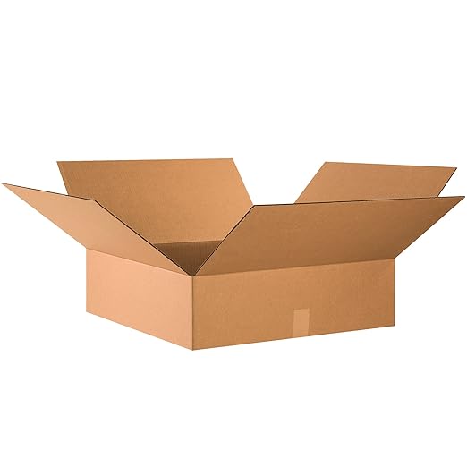 TAPE LOGIC 24x24x7 Flat Corrugated Boxes, 24L x 24W x 7H, Storage Box by TapeLogic