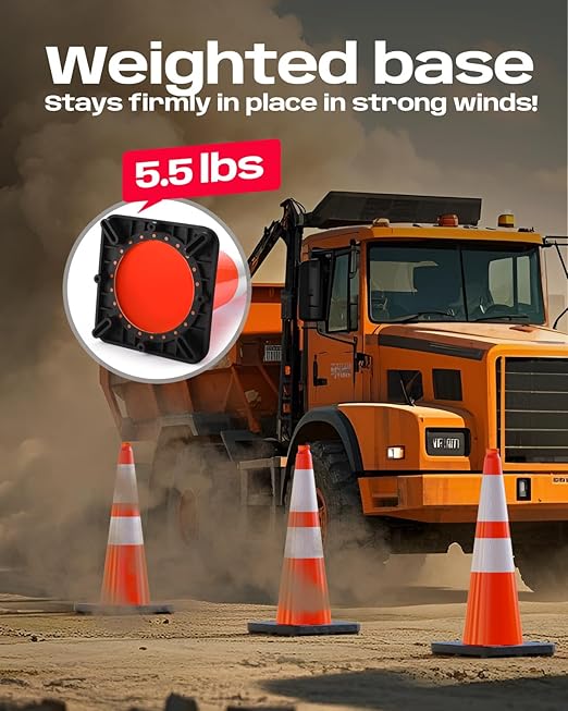 BATTIFE 28 Inch Traffic Cones - Image 3