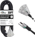 3-Outlets Indoor Outdoor Extension Cord Weatherproof by HONDERSON