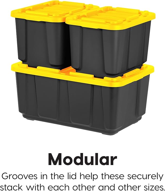 IRIS USA 4-Pack 12 Gallon Storage Bins - Image 5