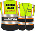 BeautyWill Custom Logo Safety Vest Class2 High Visibility Reflective Vest by BeautyWill