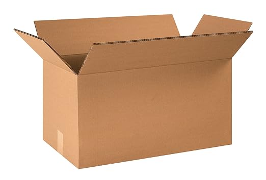 Box USA Double Wall Shipping Boxes Medium 24"L x 12"W x 12"H 15-Pack by BOXUSA