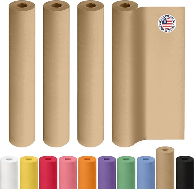 Brown Kraft Paper Roll 18" x 2160", Crafts/Arts by IDLPackaging