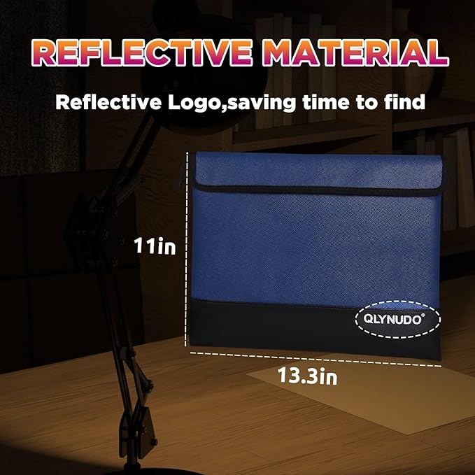 4200℉ Fireproof Bag for Cash, Documents and Valuables - Image 6