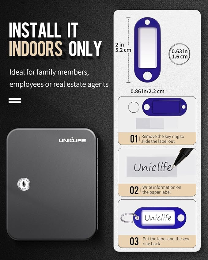 Uniclife 20 Position Key Cabinet - Image 6