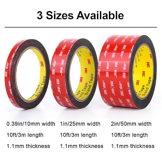 Double Sided Tape Heavy Duty Mounting Tape Strong Adhesive Tape Waterproof Foam - Image 2