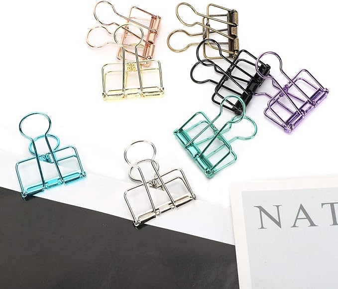 16 Pcs Hollow Binder Clips - Image 6