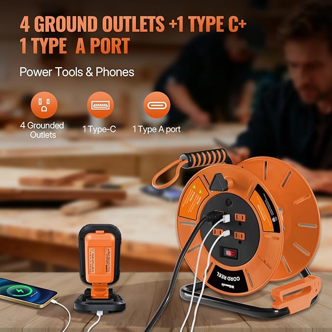 Extension Cord Storage Reel - Image 5