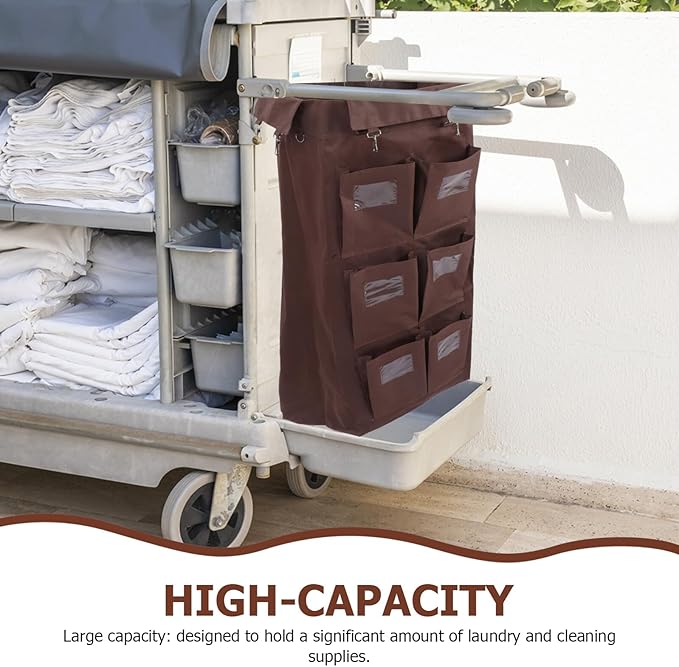 Generic High Capacity Janitorial Cart Bag - Image 8