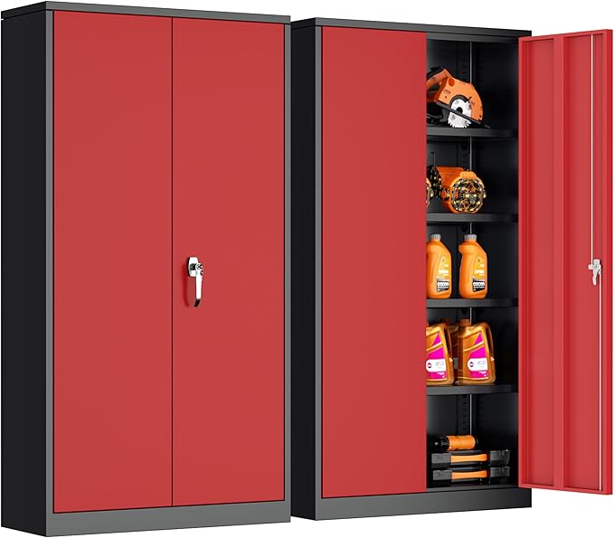 INTERGREAT Metal Storage Cabinet, Locking Tool Cabinets by INTERGREAT