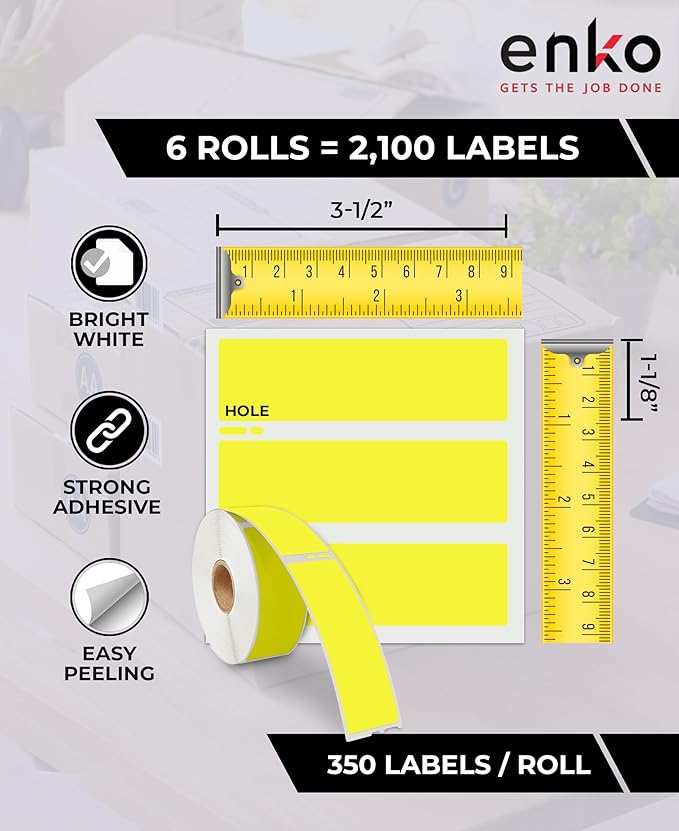 enKo Address, Shipping & Barcode Labels 30252 - Image 3