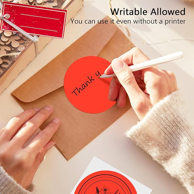 3 X 3 Inch Round Thermal Labels Circle Color Coding Labels Printable Waterproof - Image 5