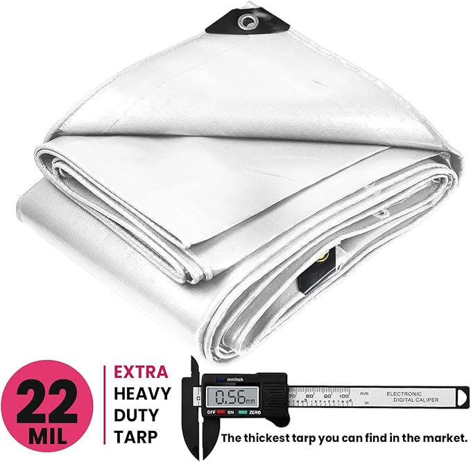 PROTARP Extreme Heavy Duty 22 Mil Tarp Cover, Waterproof, UV Resistant - Image 2