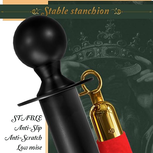 4PCS Black Stanchions Posts - Image 3